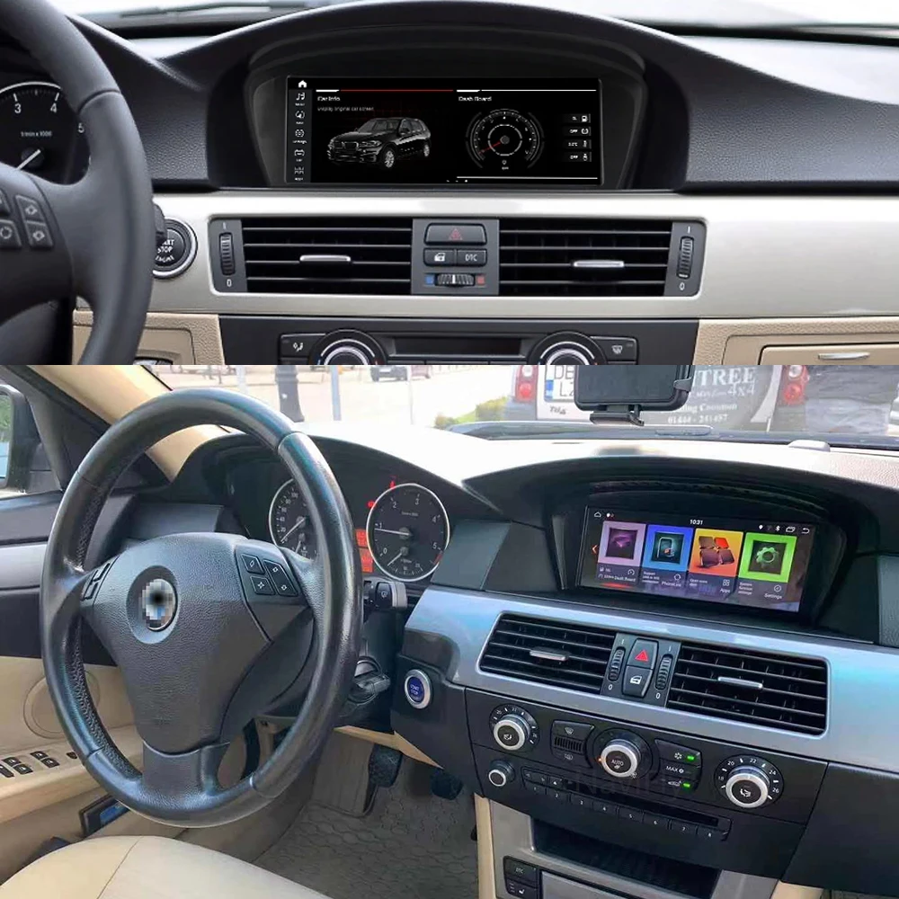 Excellent MirrorLink Android 9.0 Car Multimedia Player Bluetooth Navigation Car Radio 1 Din Stereo DVD For BMW E60 E61 E63 E64 E90 E91 E92 1