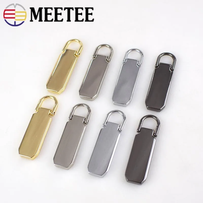 Съемный металлический съемник Meetee 41x12 мм на молнии для 5 # застежки язычок