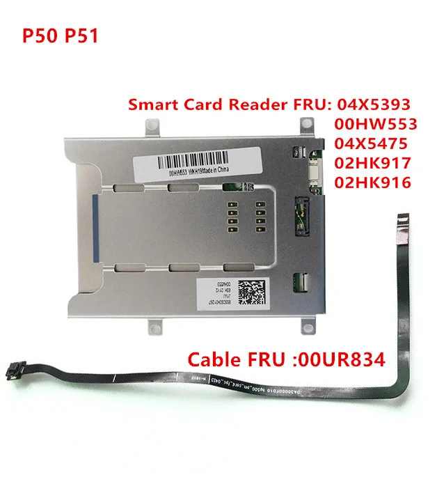 Новый кабель для считывания смарт карт Lenovo Thinkpad P50 P51 04x5393 04X5475 00HW553