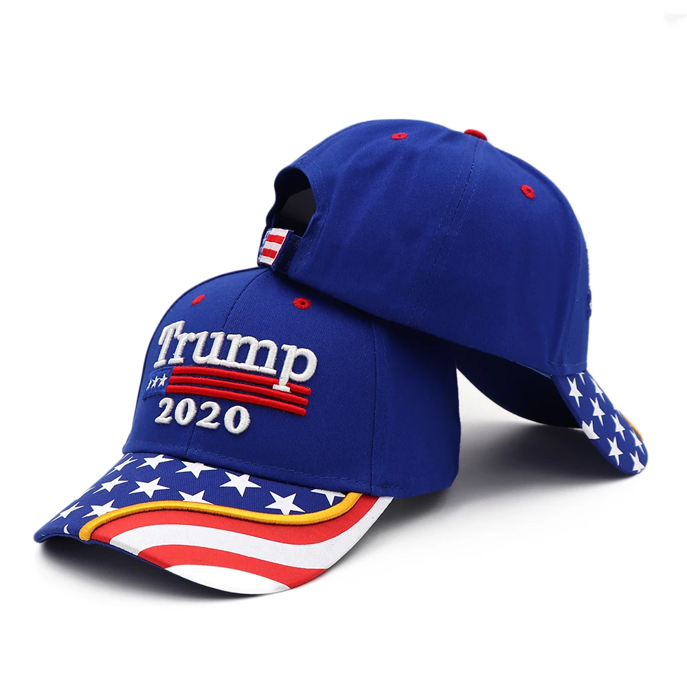 New Donald Trump Cap USA Flag Baseball Caps Keep America Great Snapback President Hat 3D Embroidery Wholesale Drop Shipping - Цвет: T4-Blue