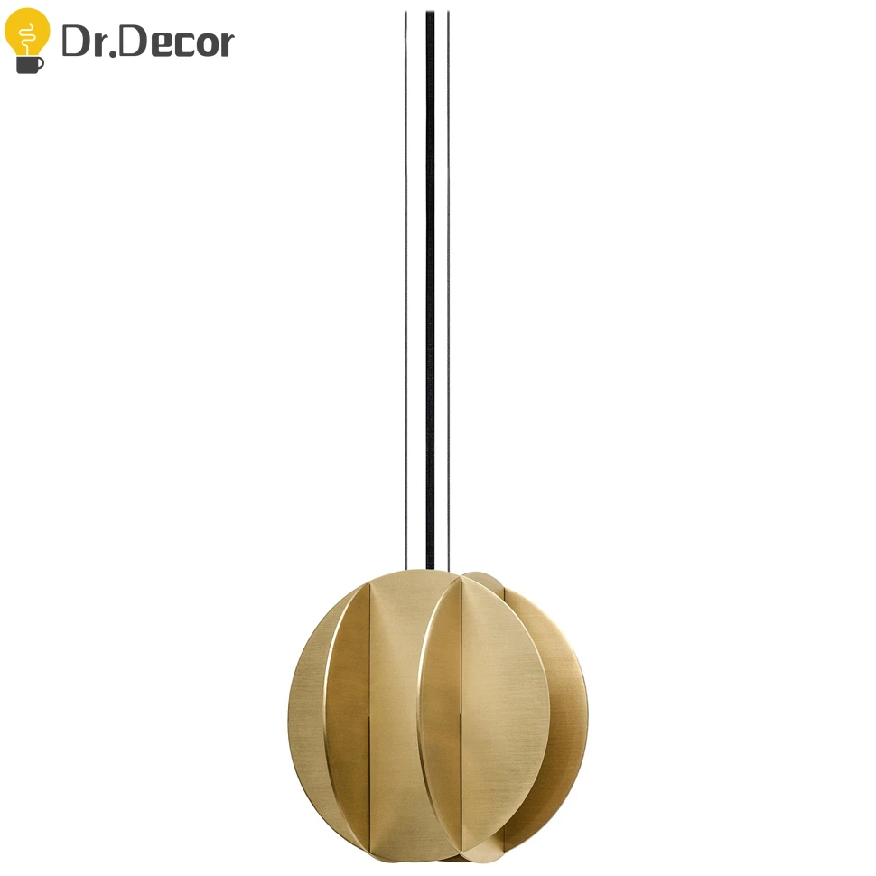 

Modern LED Gold Luxury Pendant Lights Nordic Metal Cafe Pendant Light Dining Room Living Room Home Decoration Hanglamp Luminaria