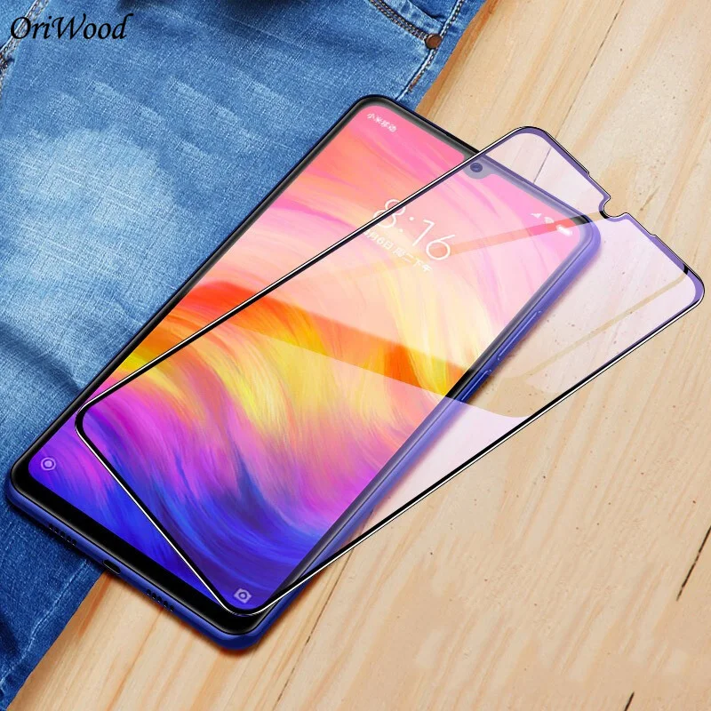 Для Xiaomi Redmi Note 8 7 Pro Анти синее закаленное стекло для 7A 6 6A K20 Note7 синяя защитная