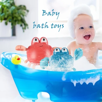 

Classic Baby Water Toy Chain Clockwork Kids Bath Toys Infant Swimming Wound-up Easy Carrying Swimming Portable Parts