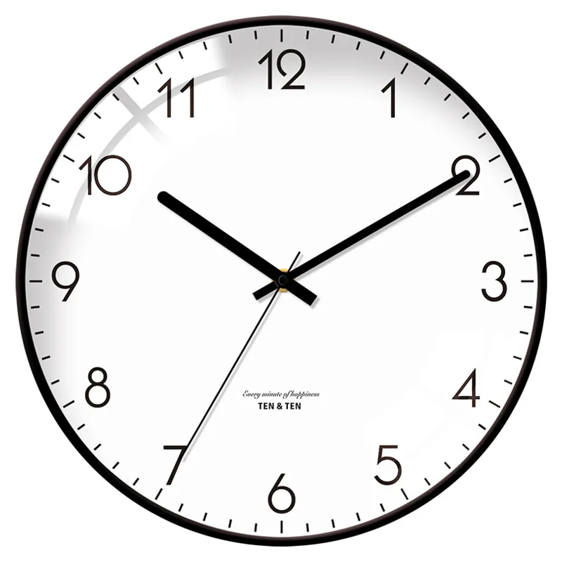 

Nordic simple wall clock alarm clock date temperature automatic backlight desktop home decoration shelf wall clock