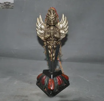 

christmas Old Tibet Tantra Temple Bronze Vajrakilaya Dorje Puba Vajra Phurpa Dagger FaQi New Year