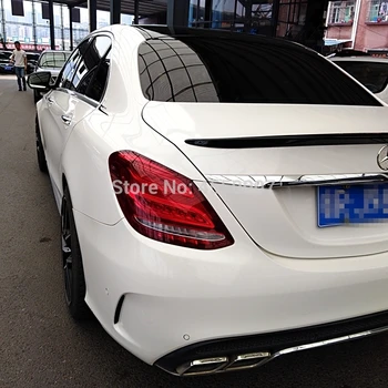 

For Mercedes W205 2014-2018 ABS Spoiler Car Tail Wing Decoration Rear Trunk Spoiler For Benz W205 C180 C200 C260 C280 C300 C63