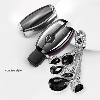 

Car key case key shell decoration For Mercedes-Benz glc260 sets c-class c200l new e-class e300s-class gla200 ladies keychain
