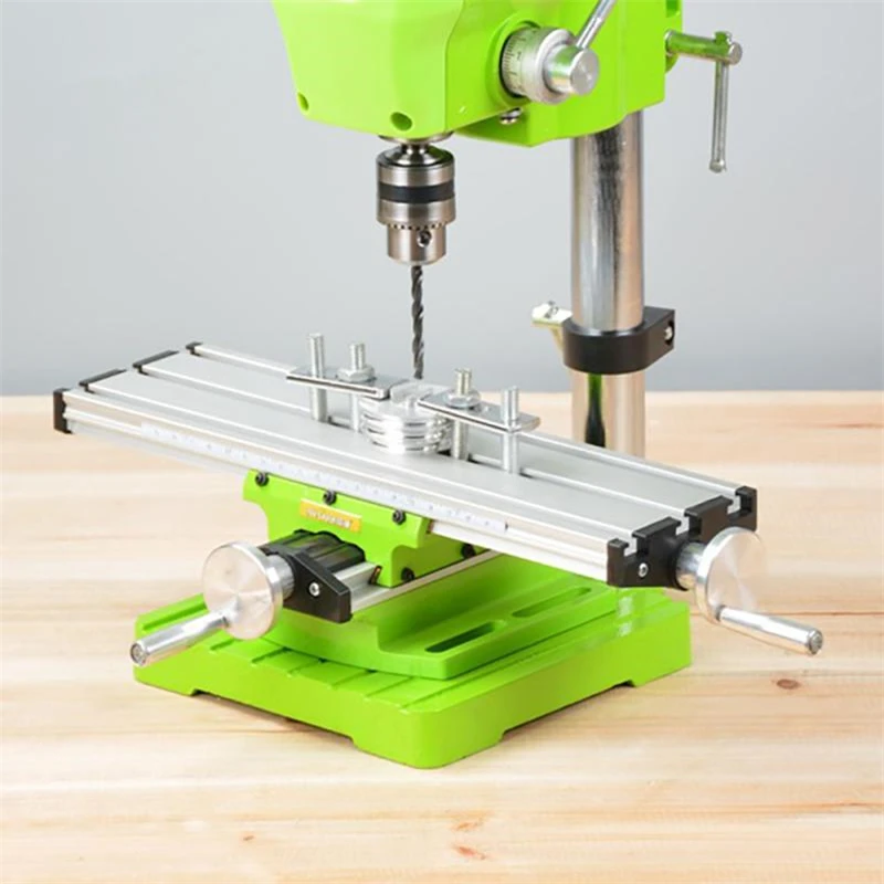 Precision Milling Machine Worktable Multifunction Drill Vise Fixture Working Table Adjustment Coordinate Table for Drill Bracket 2