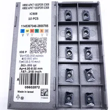 Carbide inserts APKT1003 PDR IC908 high precision metal turning lathe tool APKT1003 CNC parts milling cutter