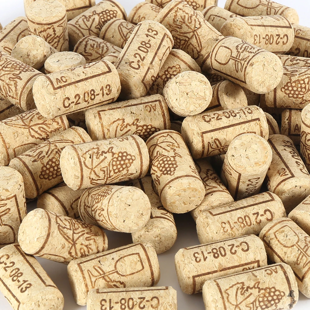 100pcs Wood Bottle Cork Wine Reusable Creative Functional Portable Sealing Stopper Tool Bar Tools | Дом и сад