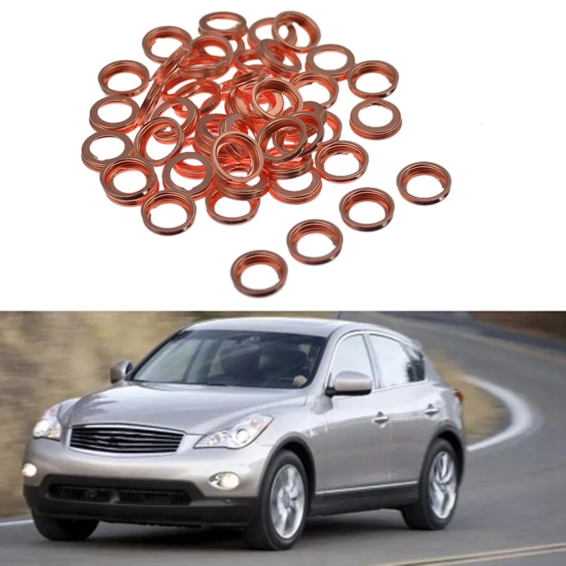 50Pcs Engine Oil Drain Plug Seal Washer Gasket Rings for Infiniti Nissan  1102601M02 AliExpress