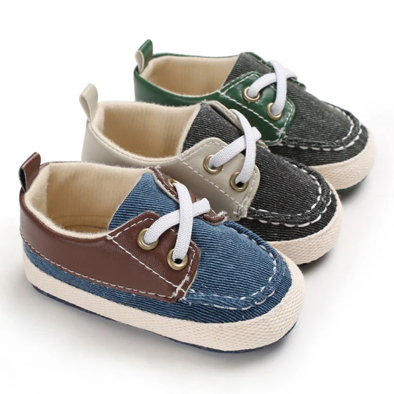 

Sport Casual First Walkers 0-18month New Baby Shoes Newborn Soft Sole PU Sneaker Crib Shoes