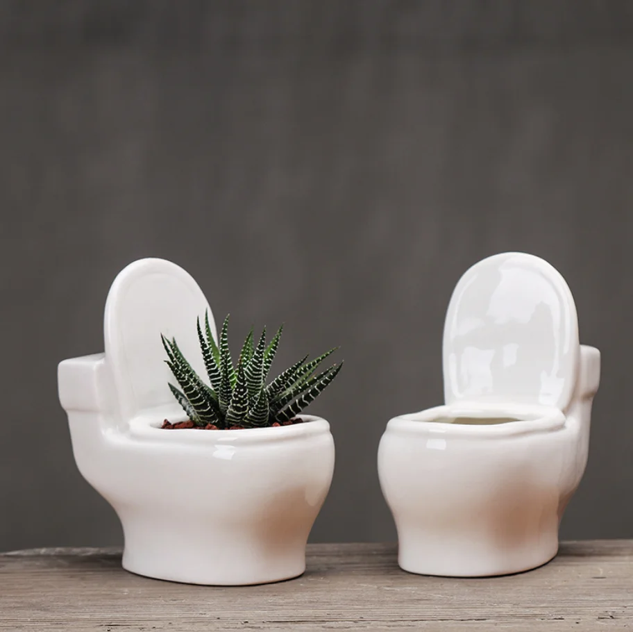 Декор унитаз с цветами