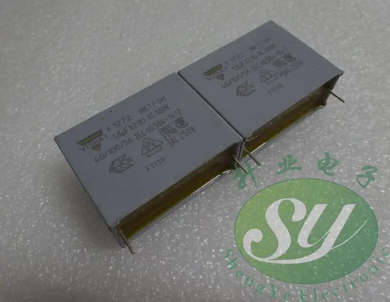 50 шт. VISHAY F1772 1,8 мкФ/МКТ 300Vac u8f 1 185 пленочный конденсатор 38 мм