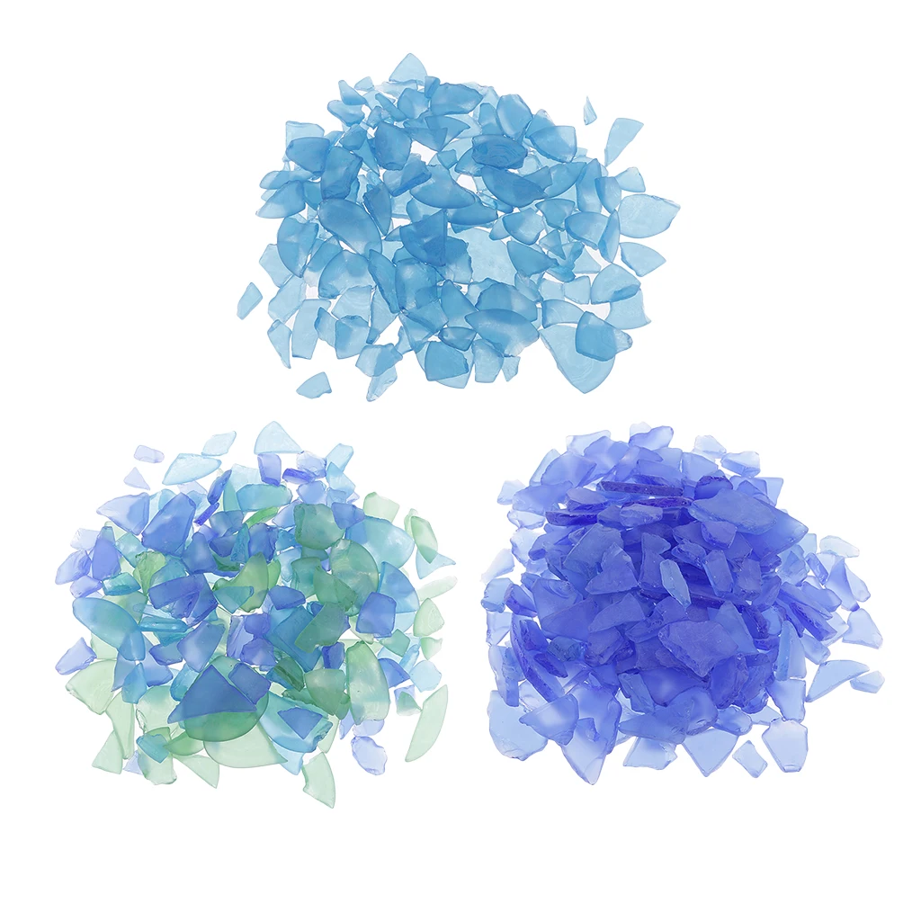 Bulk 500g DIY Crafts Sea Glass Frosted for wedding, party, shell, home decor