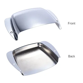 

Chrome Plated Short Steel Bridge Cover Protector for Jazz Bass Electric Bass Guitar Part Replacement