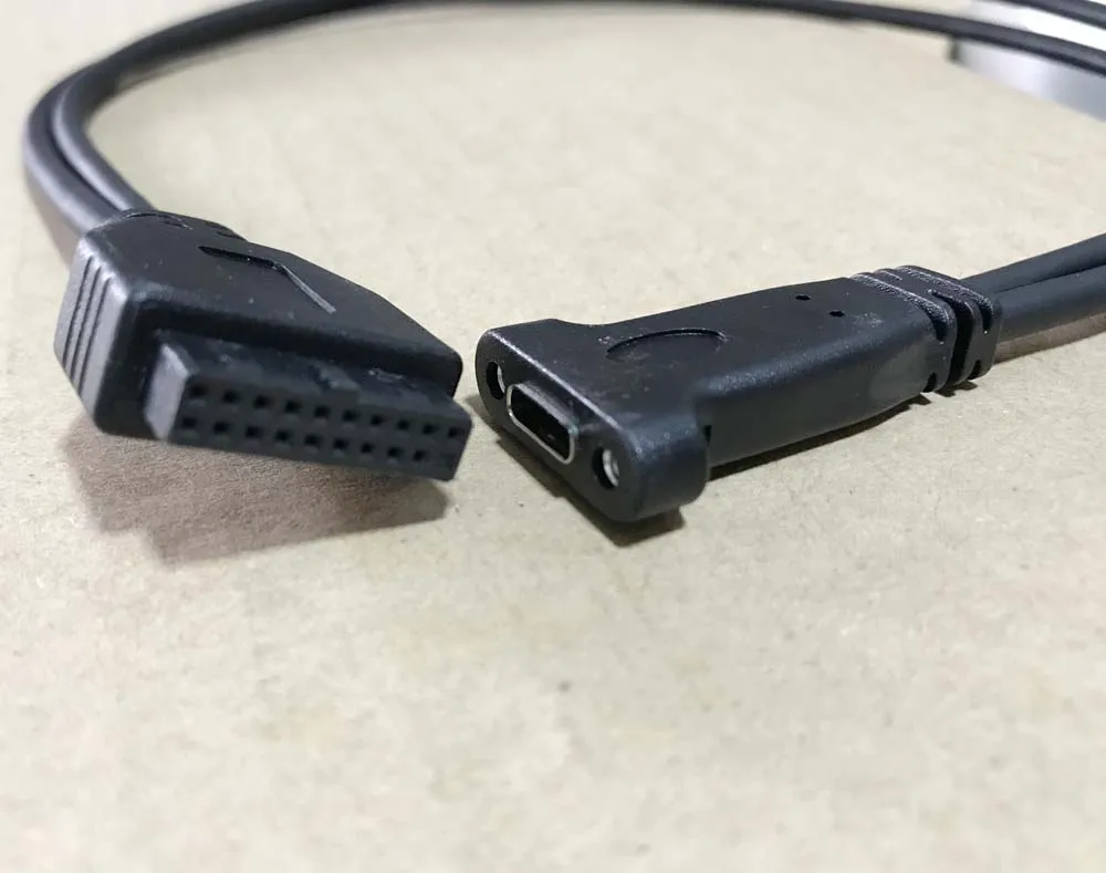 0 5 м Кабель-адаптер преобразует USB 3 19 Pin разъем внутри материнской платы