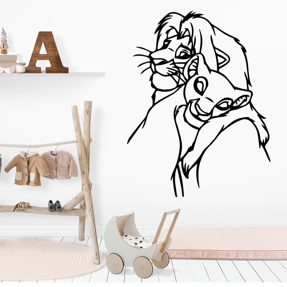Cute Animals Vinyl Wall Stickers For Kids Children Room Decorative Sticker Mural Wall Decals Wallpaper