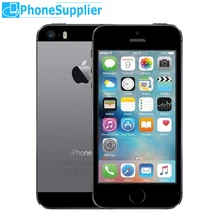 Разблокированный смартфон APPLE iPhone 5S, 4,0 дюймов, A7, 8 Мп, МП, двойная камера, Wi-Fi, Bluetooth, 16 ГБ/32 ГБ/64 ГБ rom, отпечаток пальца, LTE телефон
