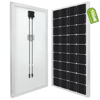 

ECOworthy 200W Solar Panel Kit:2pcs 100W mono Solar power Panels charger for 12V battery Off Grid Solar System for home Mono
