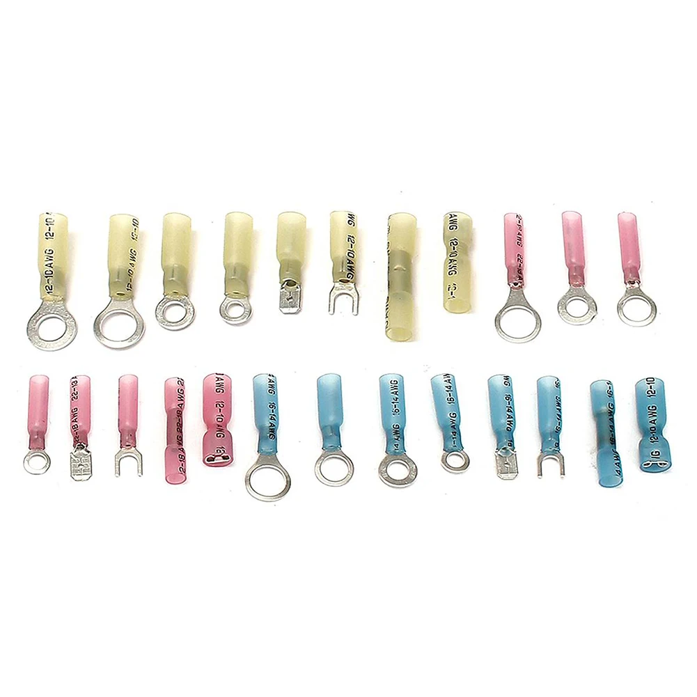 250 шт. термоусадочный провод соединитель водостойкий муфта для припоя набор