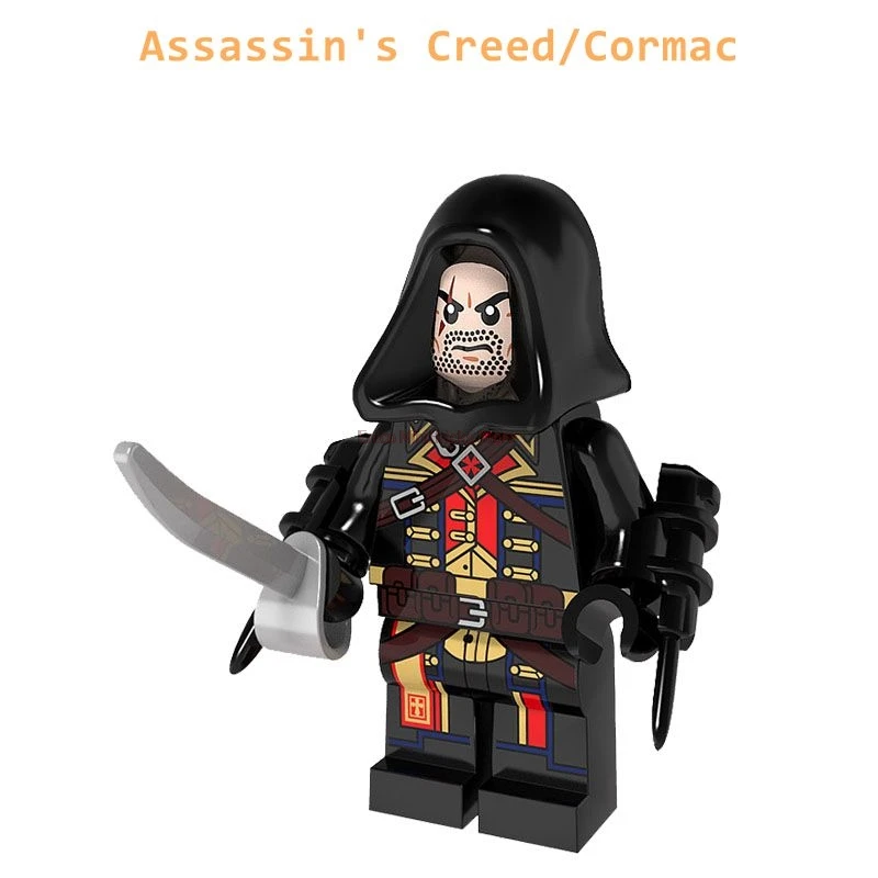 Серия игр ассасина, игрушки, Kenway Firenze, Dorian Firenze Cormac Shay Aciton, фигурки, сделай сам, строительные блоки, подарки, игрушки для детей - Цвет: Cormac