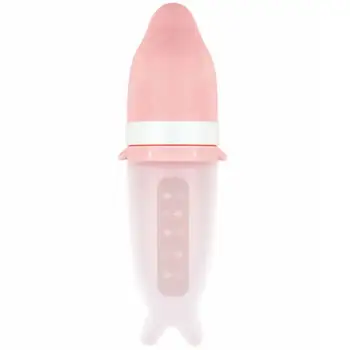 

Silicone Squeeze Feeding Bottle Baby Infant Newborn Food Training Feeder Tool Baby Rice Cereal Supplement Cup Milk Bottle