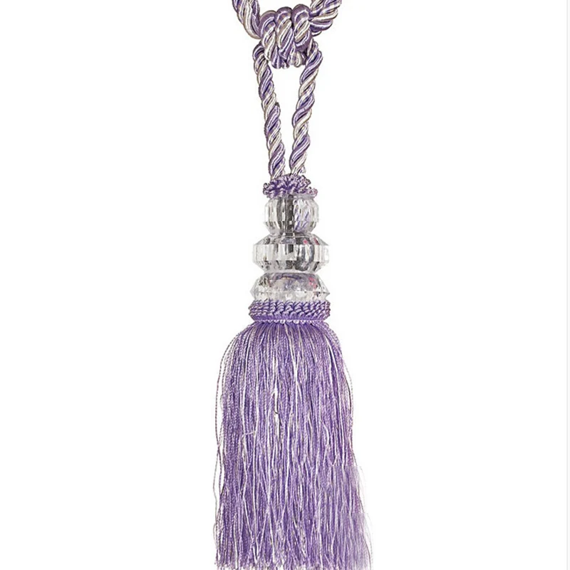 

Decorative Tie Backs Beaded Ball Bed Room Window Tassel Drapery Curtain Hold Backs Elegant
