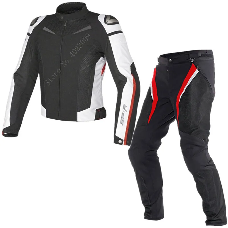 

Dain Motorcycle Jacket Men Motocross Suits Jacket & Pants Moto Jacket Protective Gear Armor Motorcycle Clothing Riding Jacket