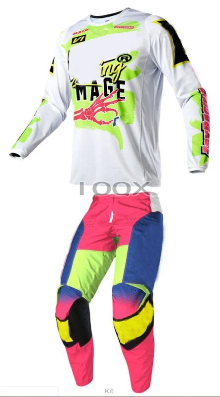 Бесплатная доставка 2020 TROY Fox MX Racing 180 LOVL SE комплект снаряжения Джерси брюки