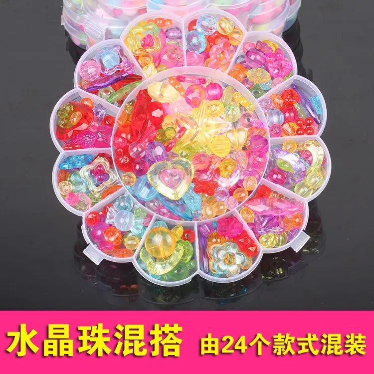 

Girl'S Birthday Gift Young STUDENT'S Wear Beads GIRL'S Bracelets Birthday Toy Girls Necklace-Year-Old Korean-style Own