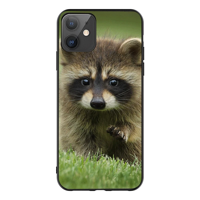 Чехол для телефона с уникальным дизайном енота iPhone 11 Pro SE 2020 Max 6 6S 5 5S XR X XS MAX 8 7