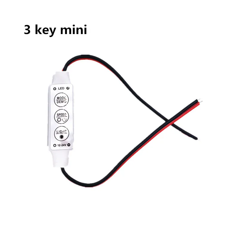 Nuevo Mini Atenuador De Lámpara LED De Un Solo Color DC 5V 12V 24V