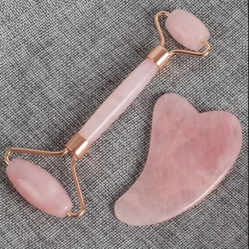 

Face lifting massager crystal roller facial massage to relax jade roller natural powder crystal jade quartz beauty tools girl