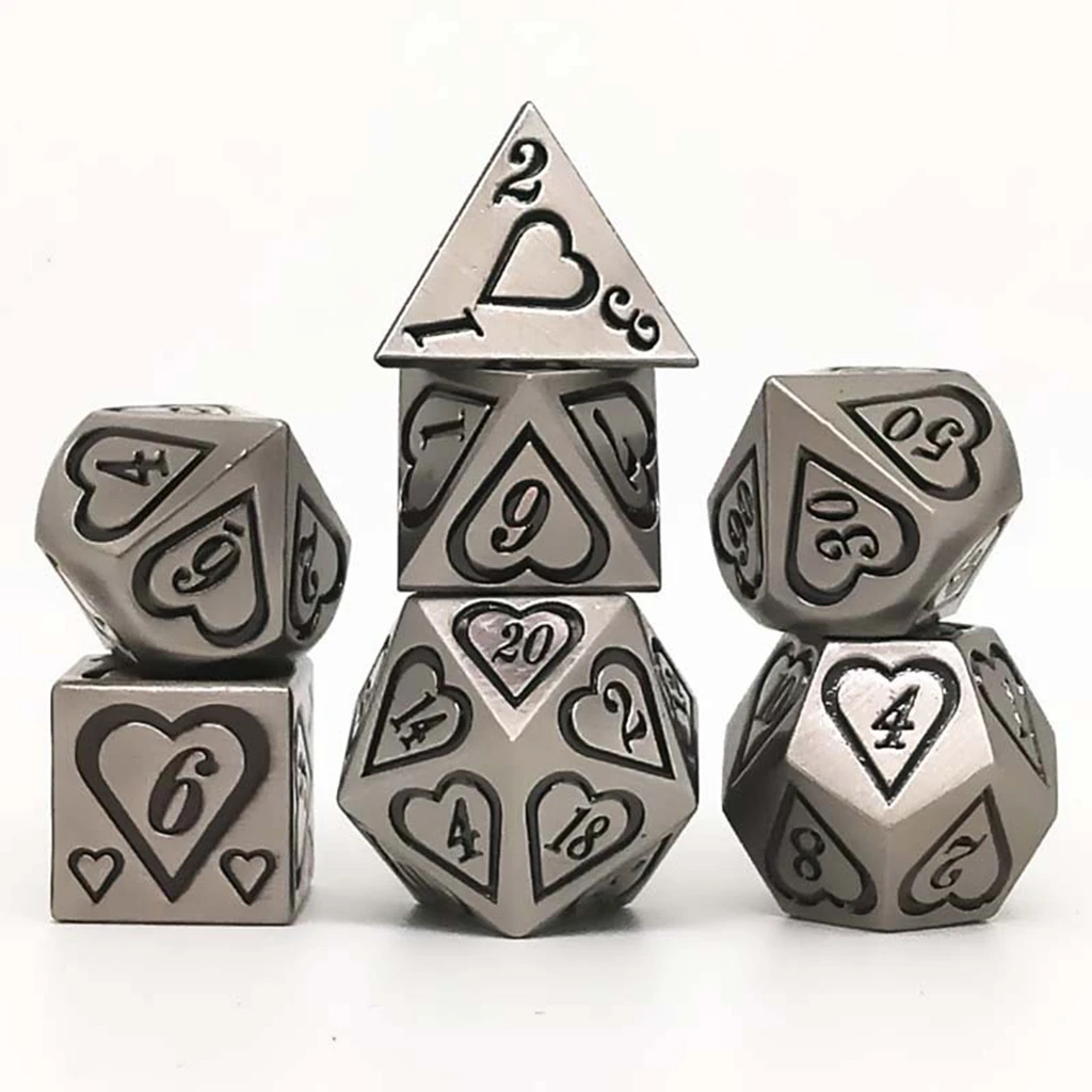 7pcs Polyhedral Dice Set For Mtg Dnd Trpg Role Play Board Game Props Supplies D4 D6 D8 D10 D12 Dmulti Side Dice Dice Aliexpress