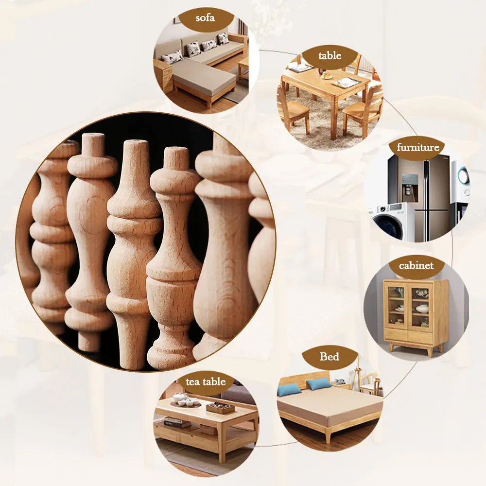 European Style Vintage Wood Carved Cabinet Seat Feets Home Decor Flower Ornament Furniture Foot Legs Multi Styles Decoration Cra ornament crafts miniature ornament miniature figurines wooden figurine crafts resin crafts glass fruit pendants