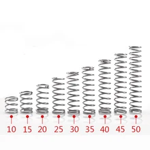 304sus Stainless Steel Compression Spring Wire Diameter 0.4 mm Compression spring 4mm Return Spring air springs