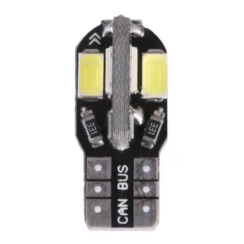 

T10 5630 8SMD Universal Car Auto LED Light Canbus NO OBC ERROR Show Wide Lights License Reading Lamp with 8pcs SMD LED DC12V