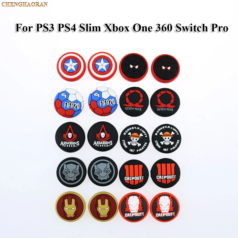 Джойстик джойстик аналоговые палки с захватом крышка крышки для PS3 PS4 Slim Pro Xbox One S X
