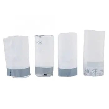 

4 Rolls of Ultra Strong Garbage Bags Thickened Rubbish Bags with Drawstring for Home Office Garbage Bag