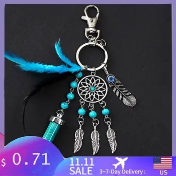 

Handmade dreamcatcher Keychain Home Decor Gift Wind Chimes Car Pendant Wall Hanging Decoration Gift Room Decor