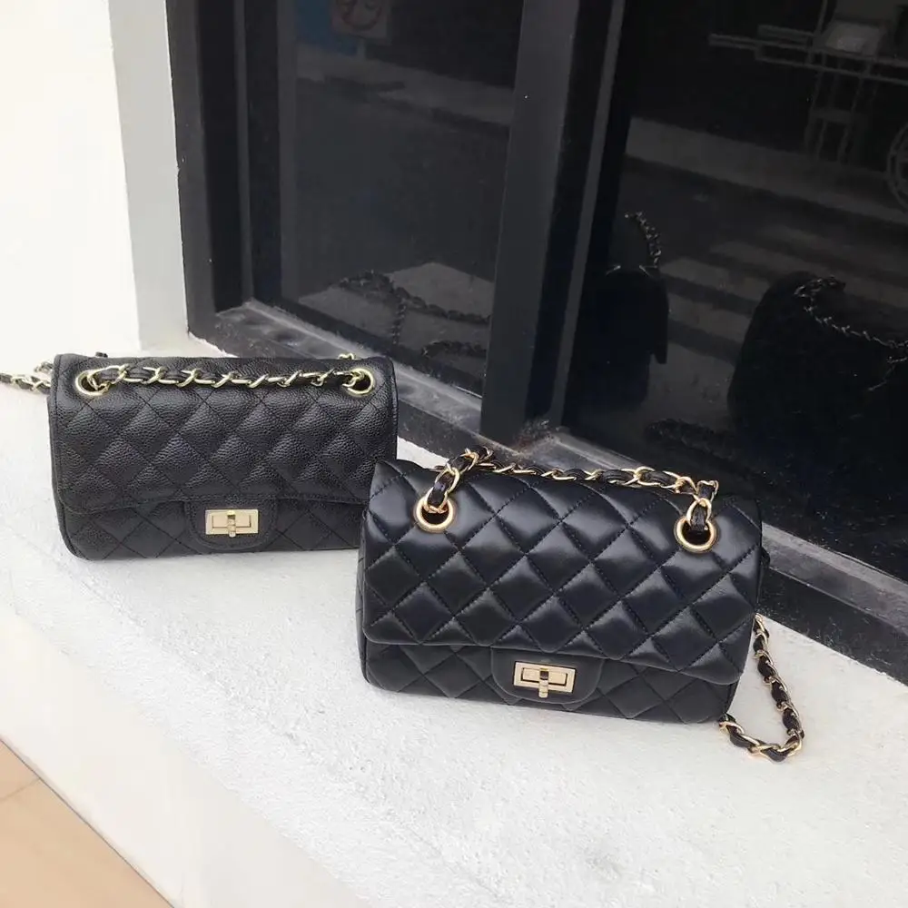 

Women messenger bags 2019 cf female bag sheepskin 20 chain shoulder inclined across female bag bolsa feminina luxury handbags