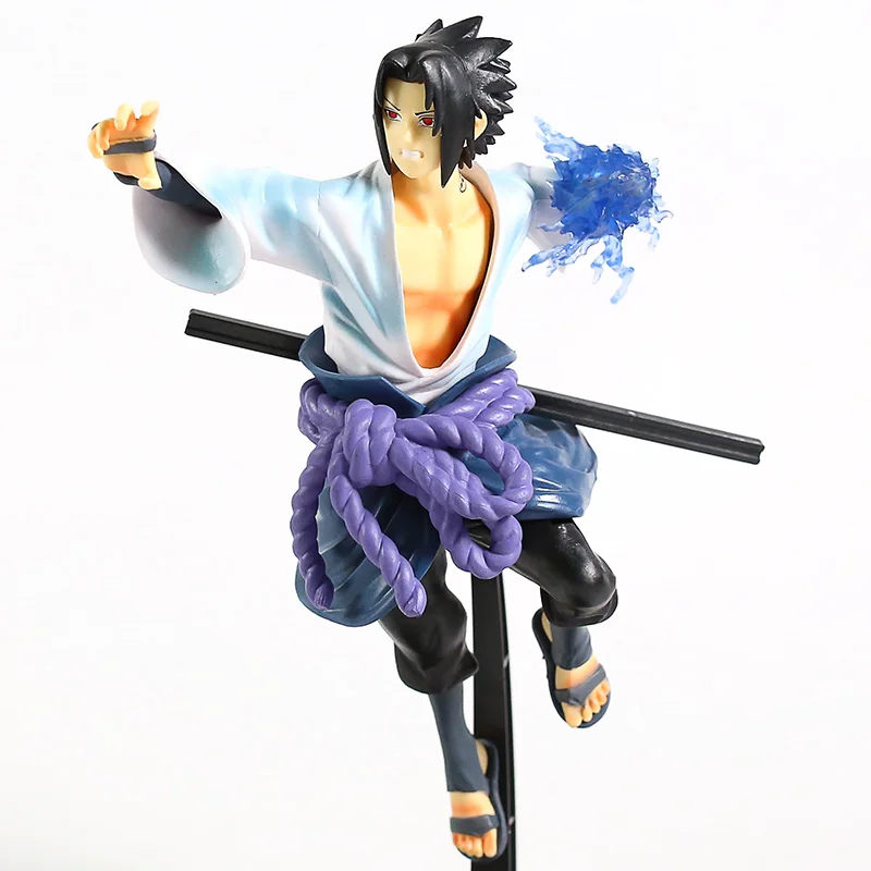 Banpresto Наруто Шипуден вибрирующие звезды Учиха Саске ПВХ фигурка Коллекционная