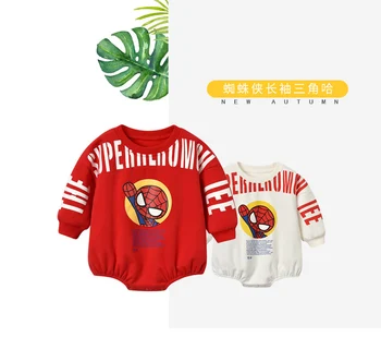 

Newborn Baby New look Long Sleeve spiderman rompers Cartoon Baby Boy Rompers Unisex Baby Rompers Cartoon Animal Clothing Set