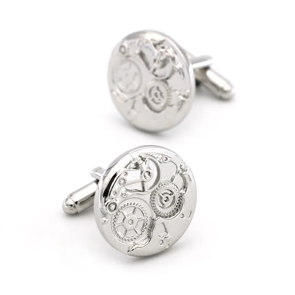 Elegant Men's Brass Cufflinks – Versatile Design Options