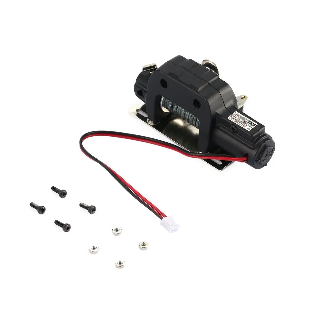 

Mini Electric Winch for 1/10 RC Car Crawler Off-road Model Vehicle Axial SCX10 RC4WD D90 D110 Tamiya CC01