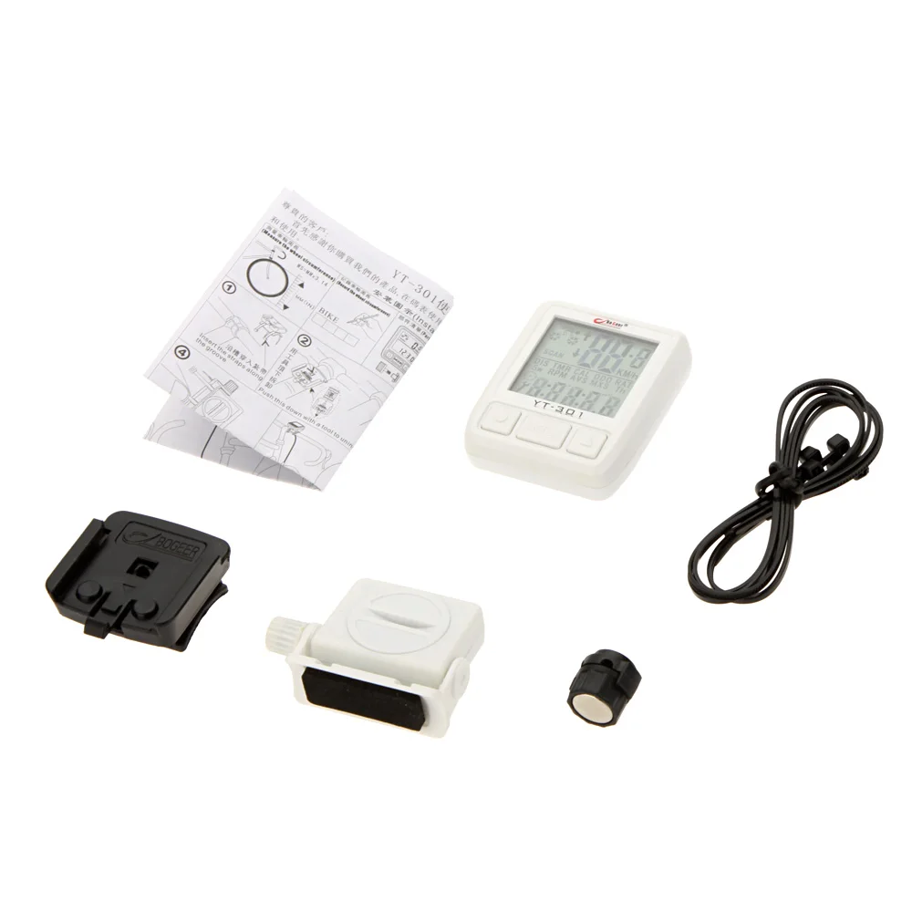 

Waterproof Cycling Computer Speedometer Odometer Multifunction Touch Button LCD Backlight Wireless Bicycle Bike Computer