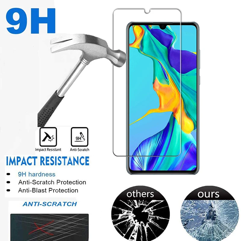 mobile protector 4Pcs Tempered Glass For Huawei P9 P10 P20 Pro P30 P40 Lite E P Smart Z 2019 2020 2021 Screen Protector Mate 10 20 30 Lite Glass best phone screen protector