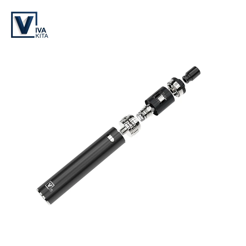 Vivakita мини комплект Vape ручка 650 мАч Solo катушки головки 25 Вт 2 0 мл Танк Ёмкость 0.8ohm