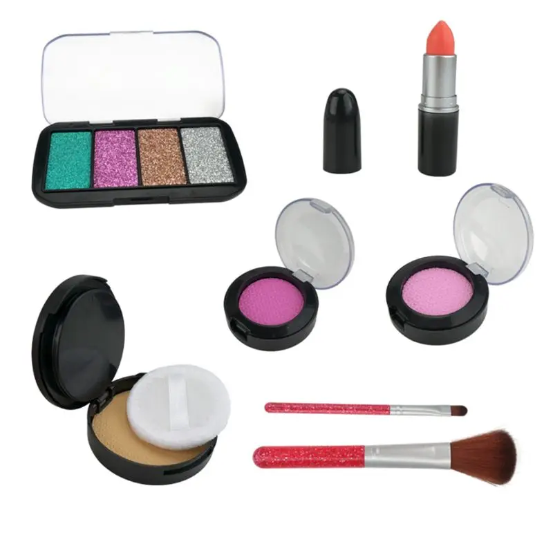 

Cute Princess Pretend Simulation Cosmetic Makeup Brush Blusher Kit Role Play Toy A2UB